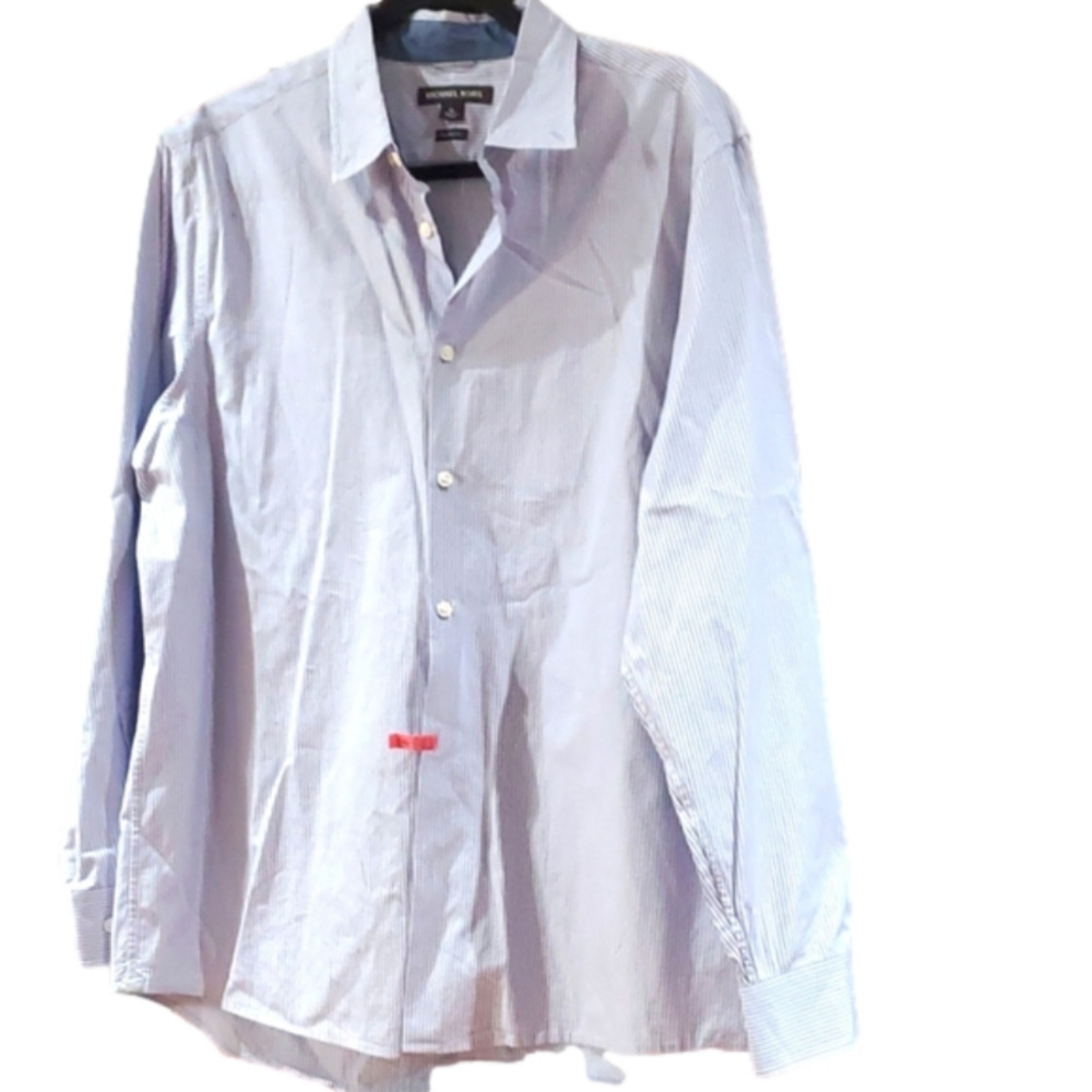 Michael Kors tailored fit shirt light purple xl